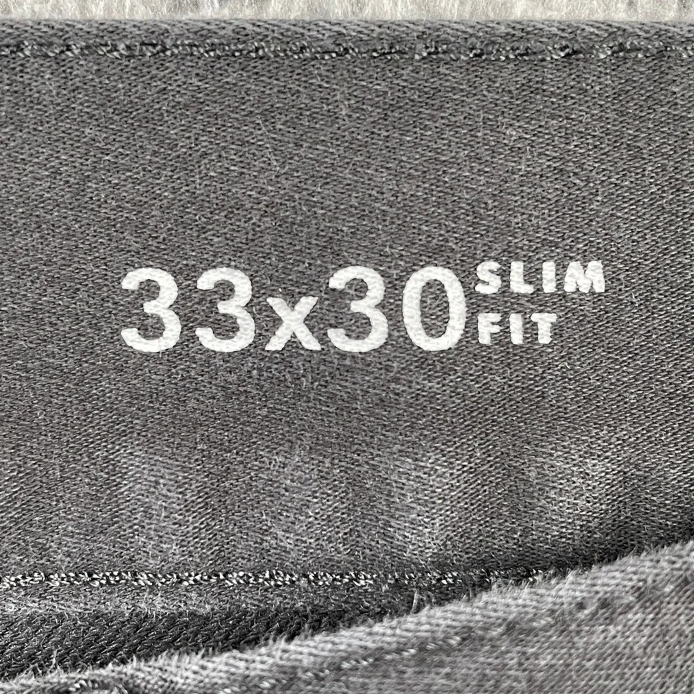 Banana Republic Pants Mens 33x30 Grey Traveler Slim Fit Cotton Stretch Casual